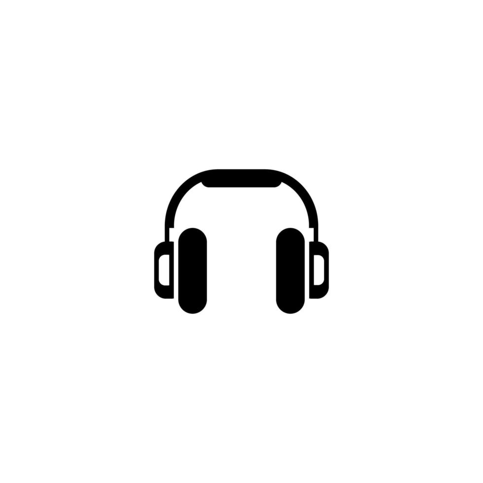 vector de ilustración de icono de auriculares