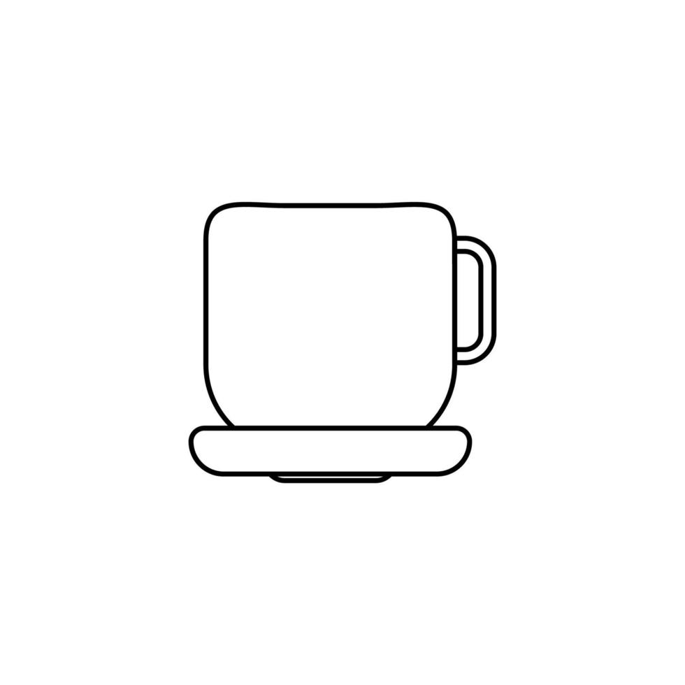 vector de ilustración de icono de taza