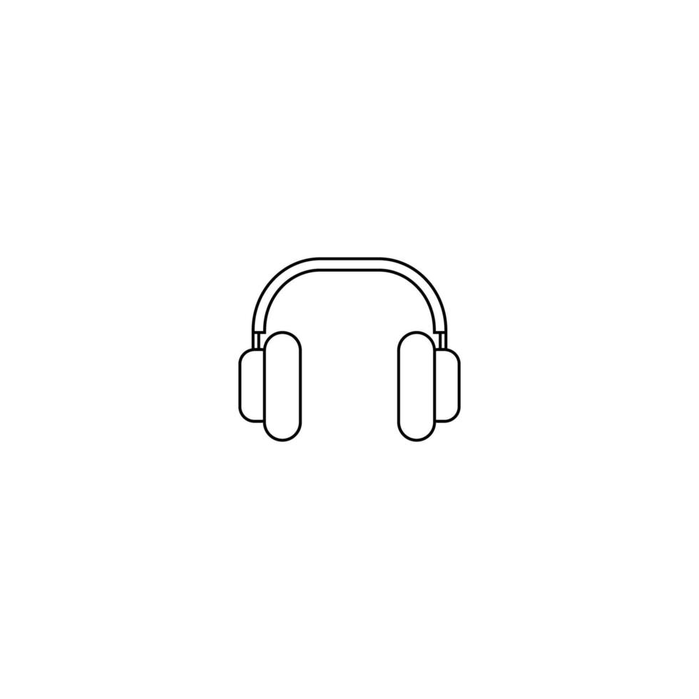 headphone icon illustration vector