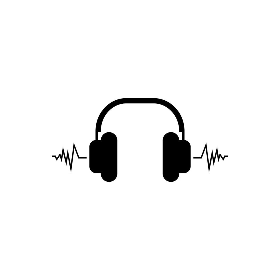 headphone icon illustration vector