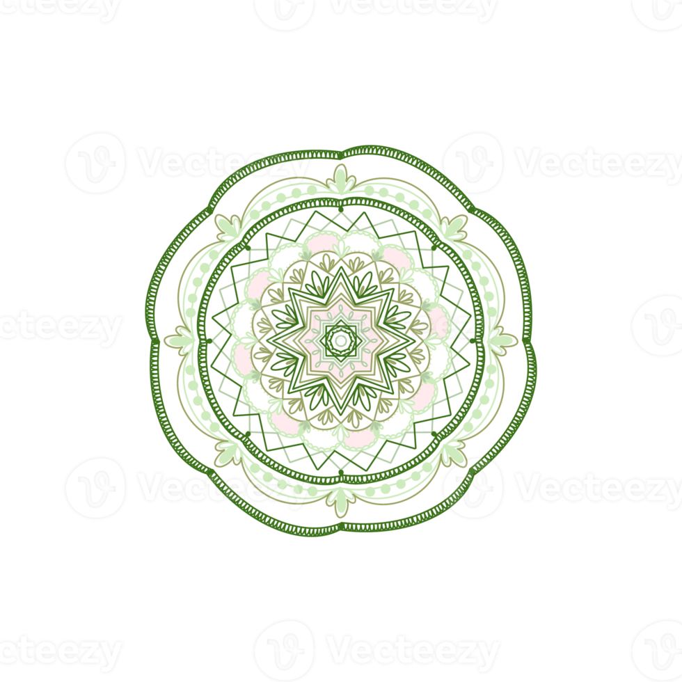 mandala floral ornament png