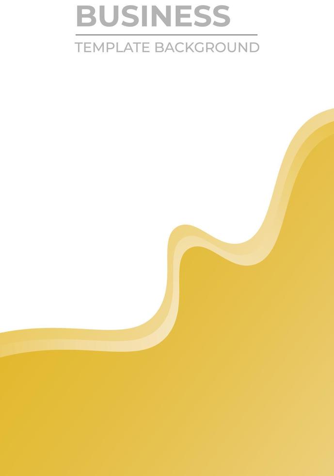 abstract gold wave business template background white background. Can be used for banners, covers and headers. vector