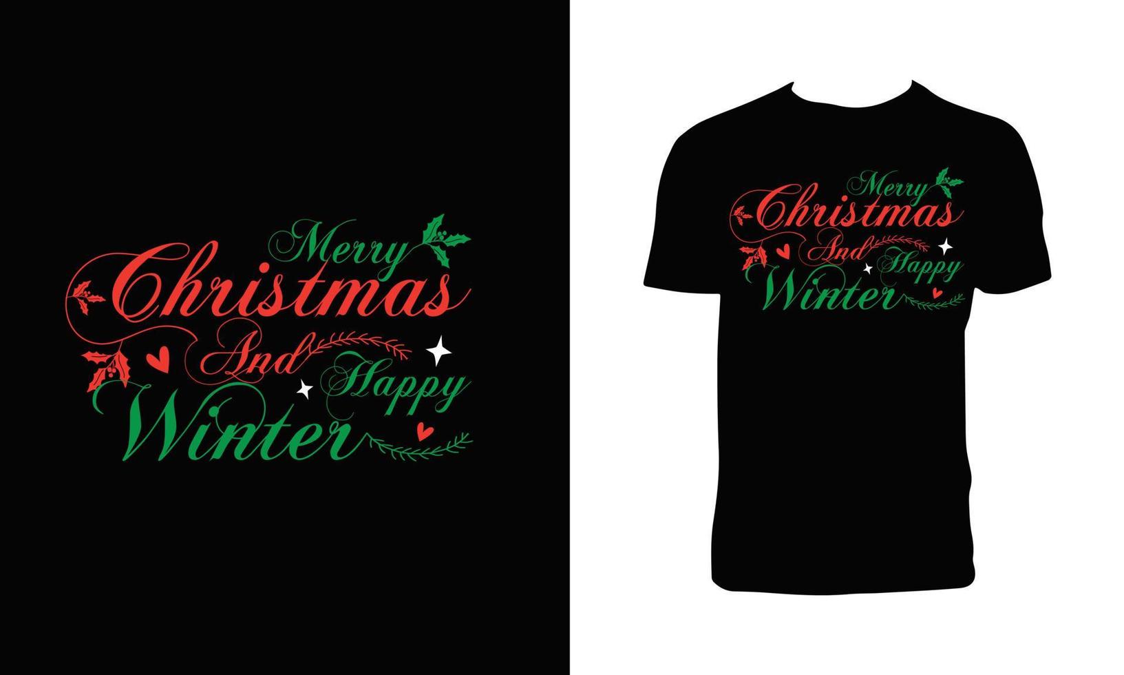 Christmas T Shirt Design vector