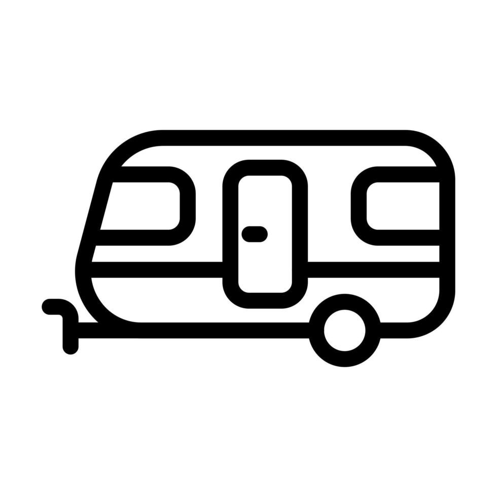 Caravan Icon Design vector