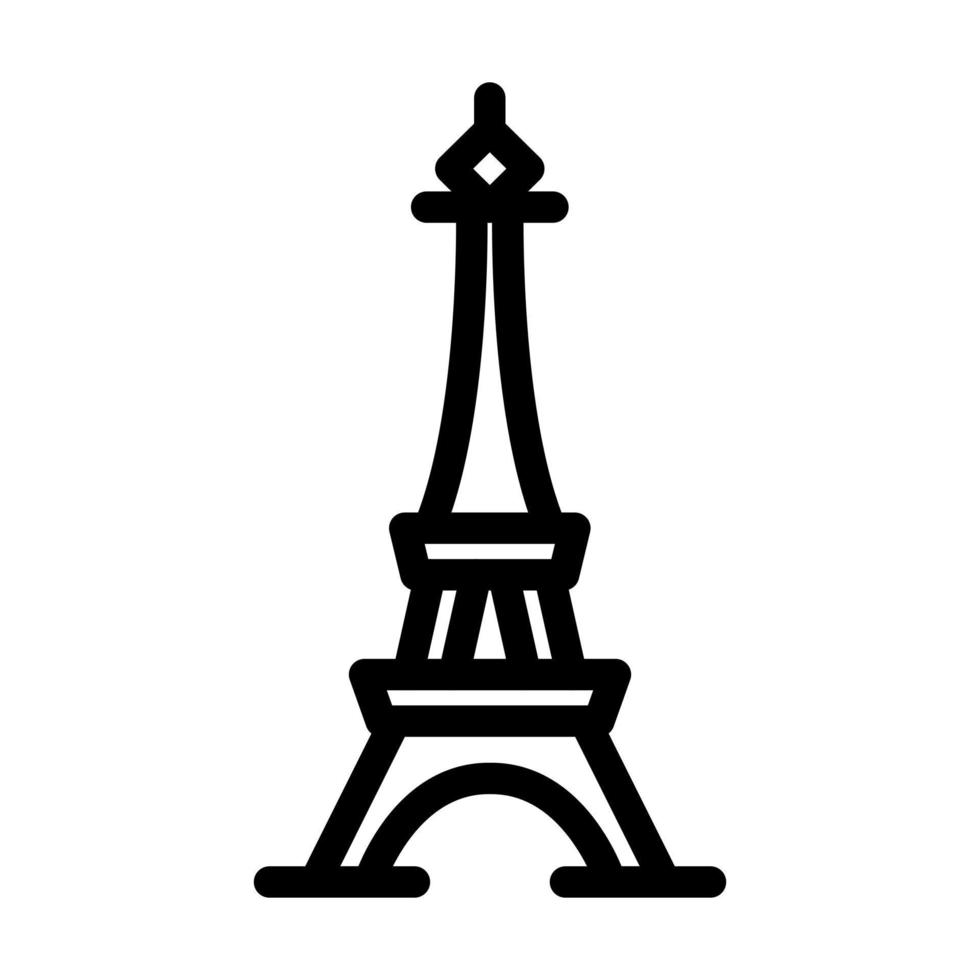 diseño de icono eiffel vector