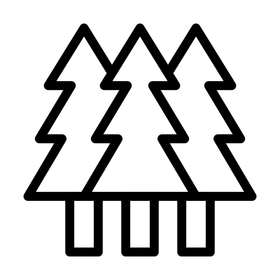 Pine Tree Icon Design vector