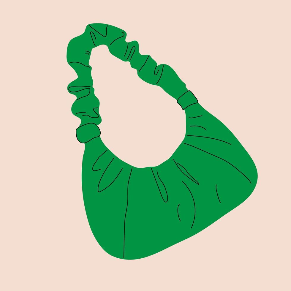 bolso de moda de mujer. dama accesorios vector ilustración plana