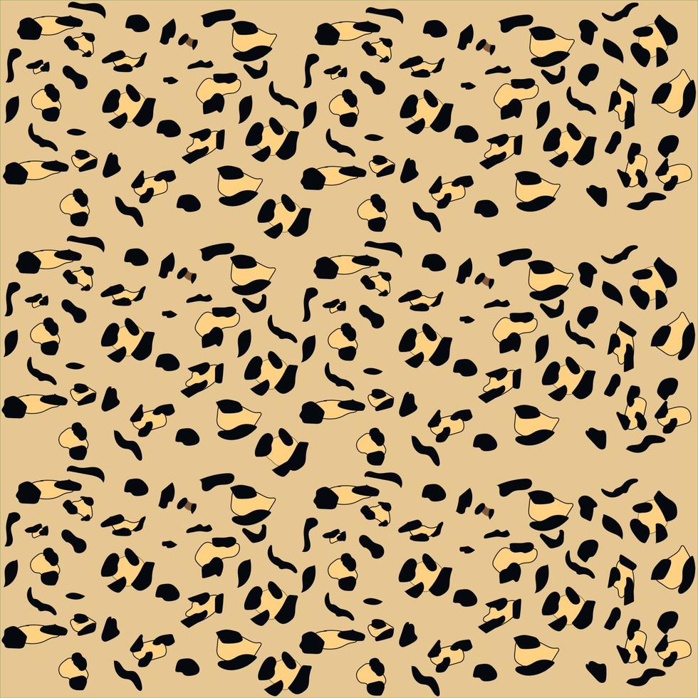 patrón sin costuras de leopardo vector