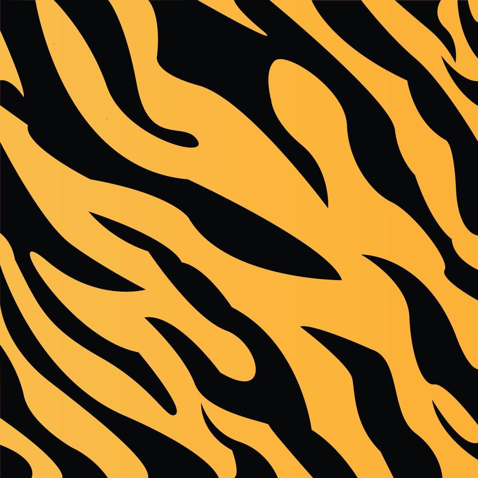 Tiger Skin Seamless Pattern vector