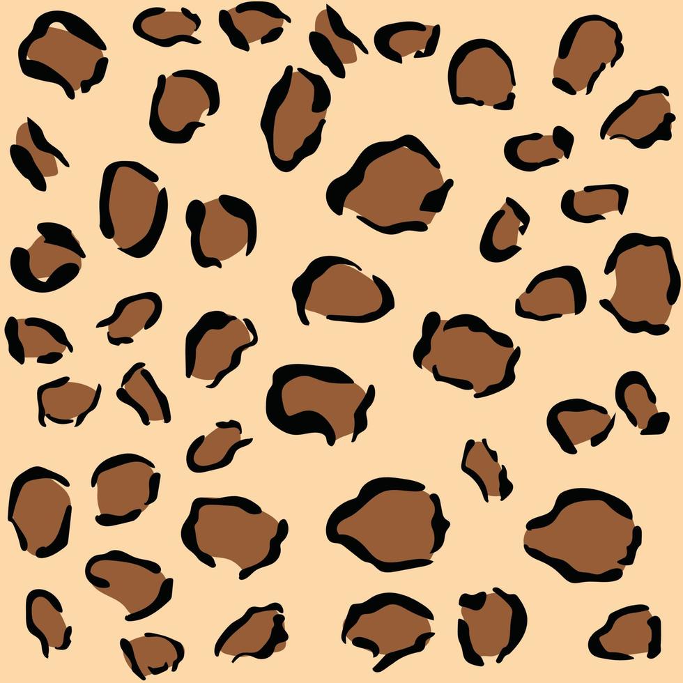 Leopard Seamless Pattern vector