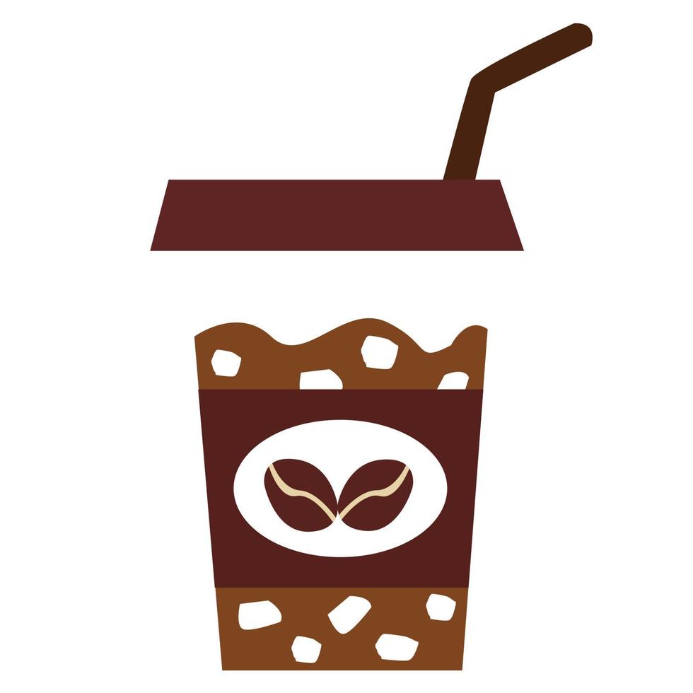 Iced Coffee Vector