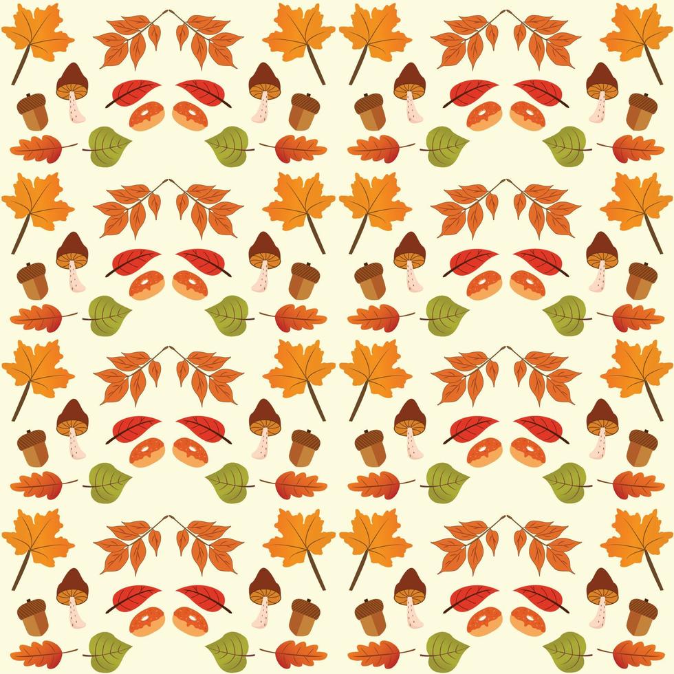 Fall Seamless Pattern vector