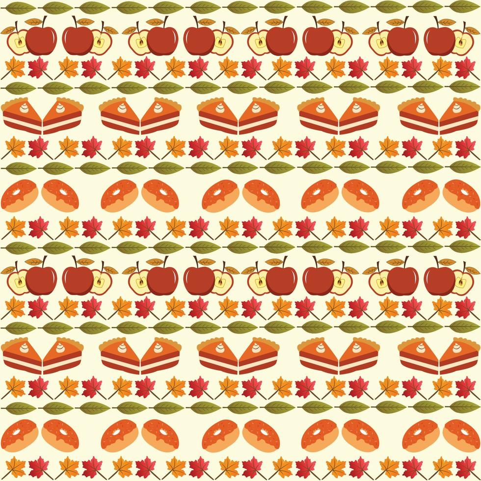 Fall Seamless Pattern vector