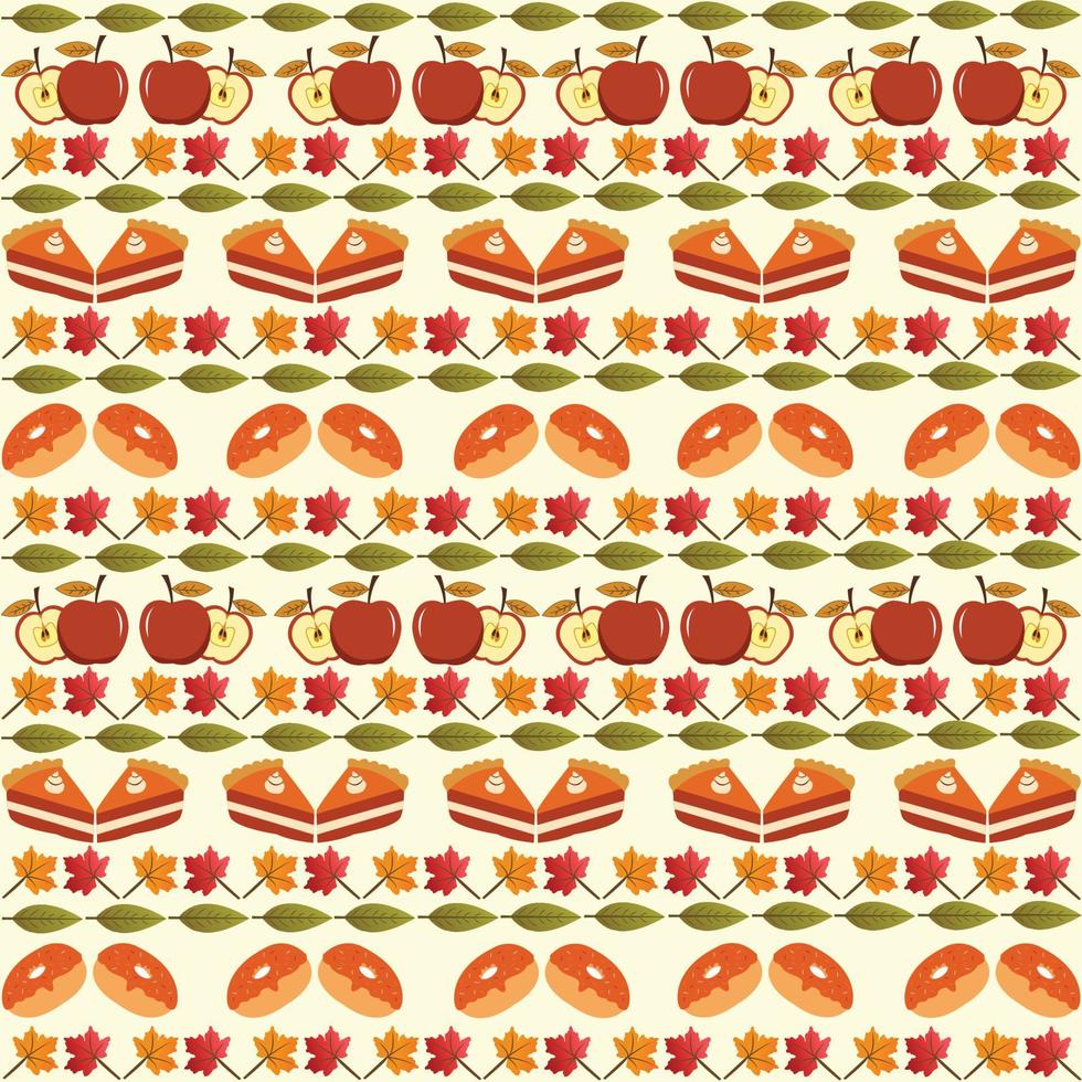 Fall Seamless Pattern vector