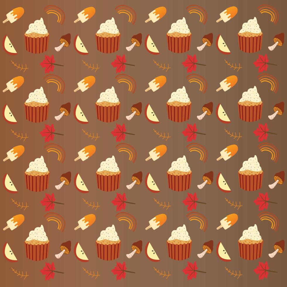 Fall Seamless Pattern vector