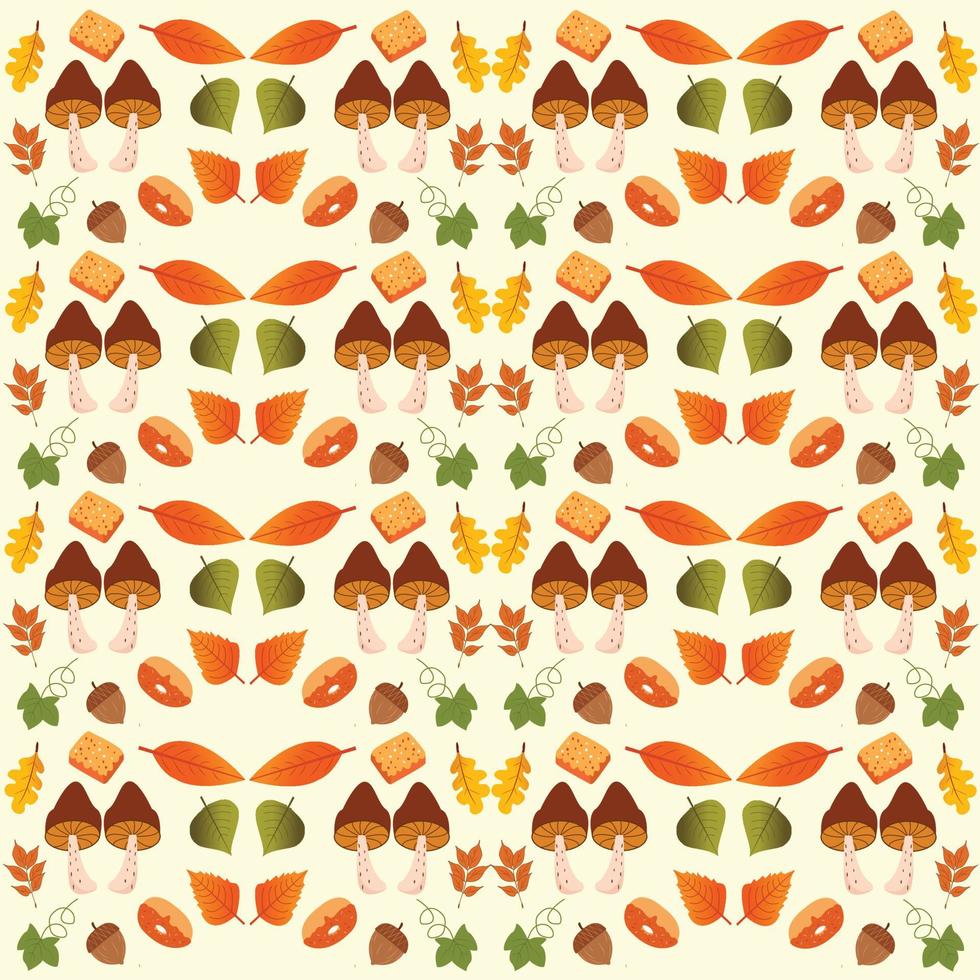 Fall Seamless Pattern vector