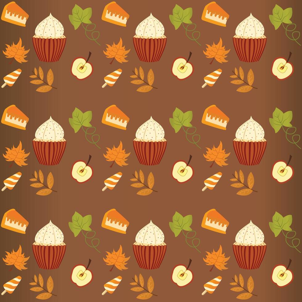 Fall Seamless Pattern vector