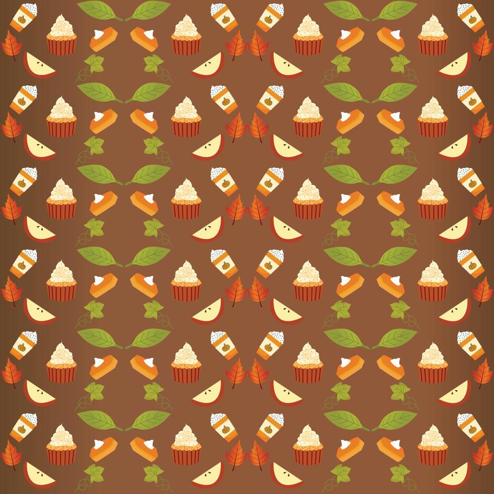 Fall Seamless Pattern vector