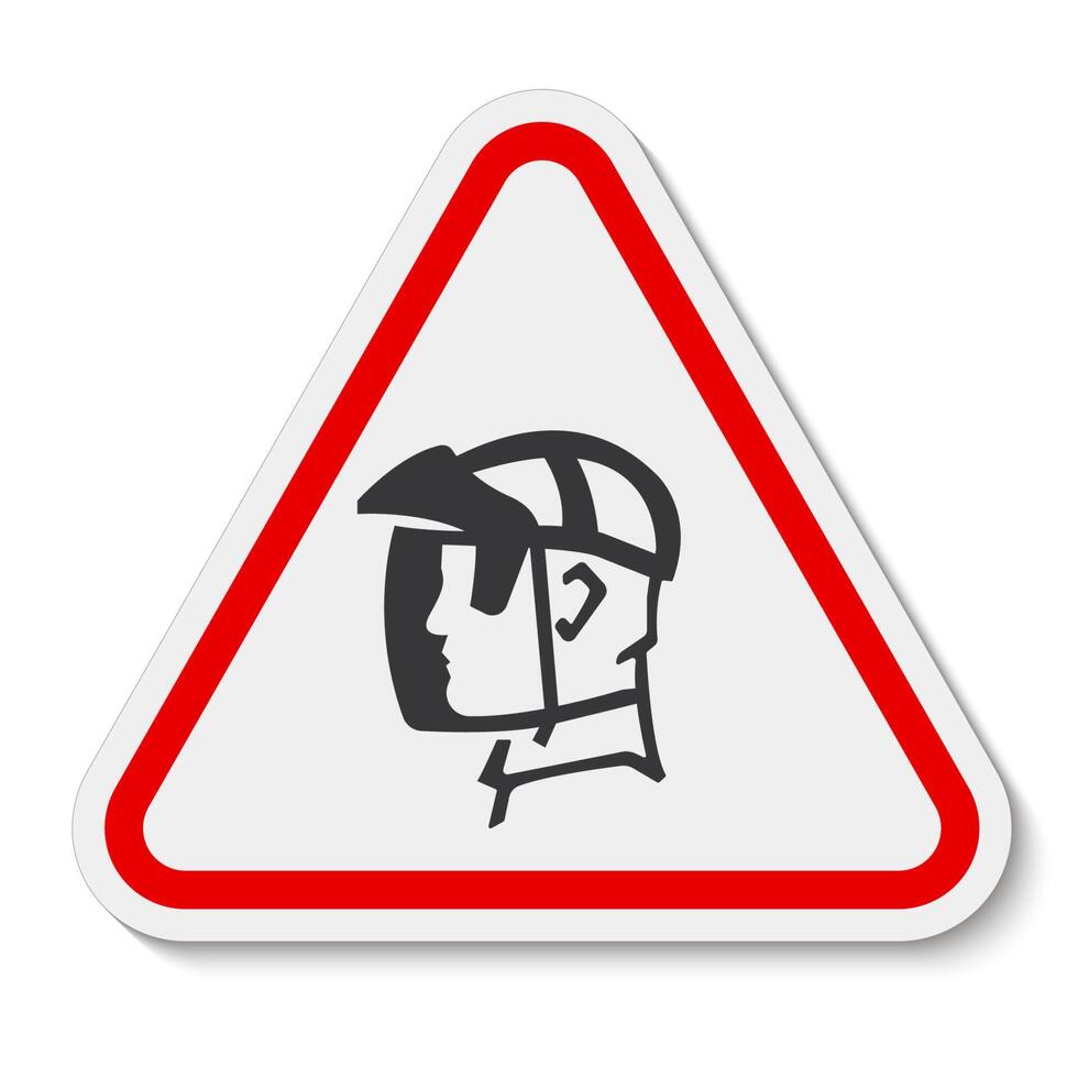 Face Shield, Occupational Safety And Health vector
