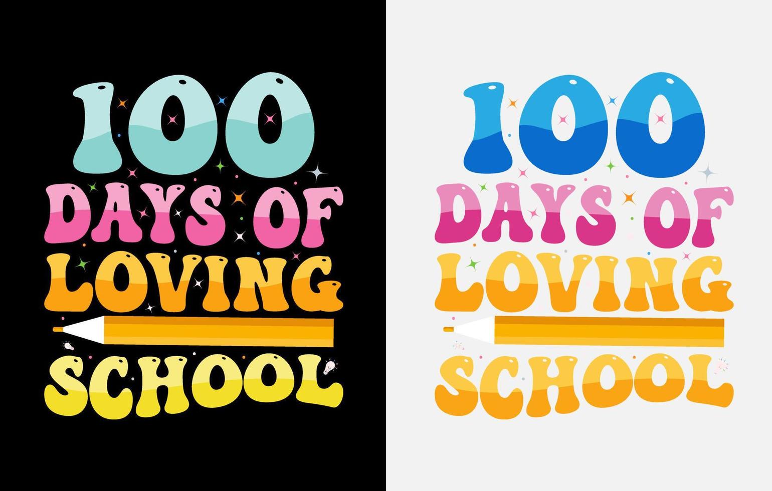 100th days of school, hundred days t shirt design, 100th days celebration t shirt vector