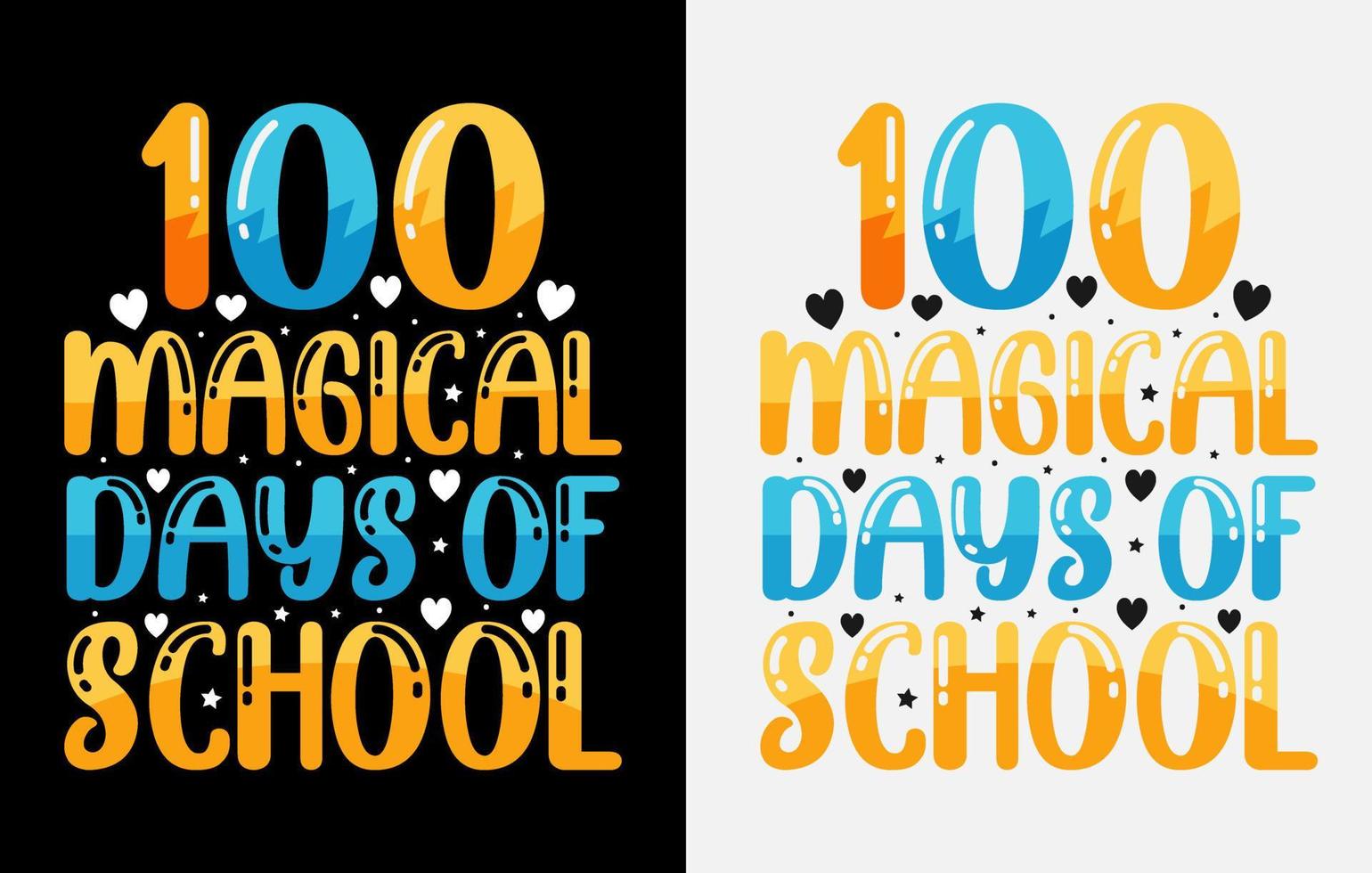100th days of school, hundred days t shirt design, 100th days celebration t shirt vector