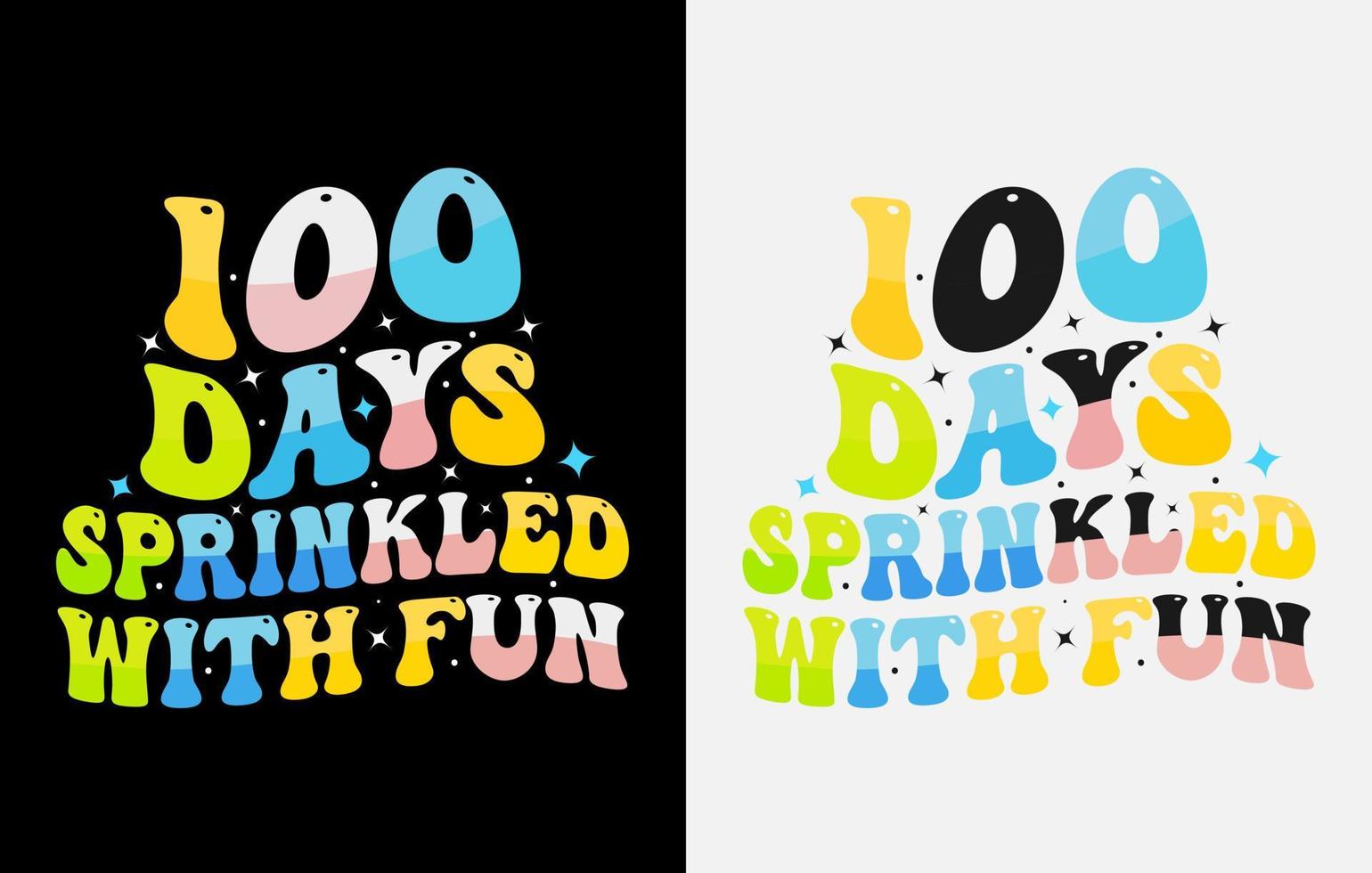 100th days of school, hundred days t shirt design, 100th days celebration t shirt vector