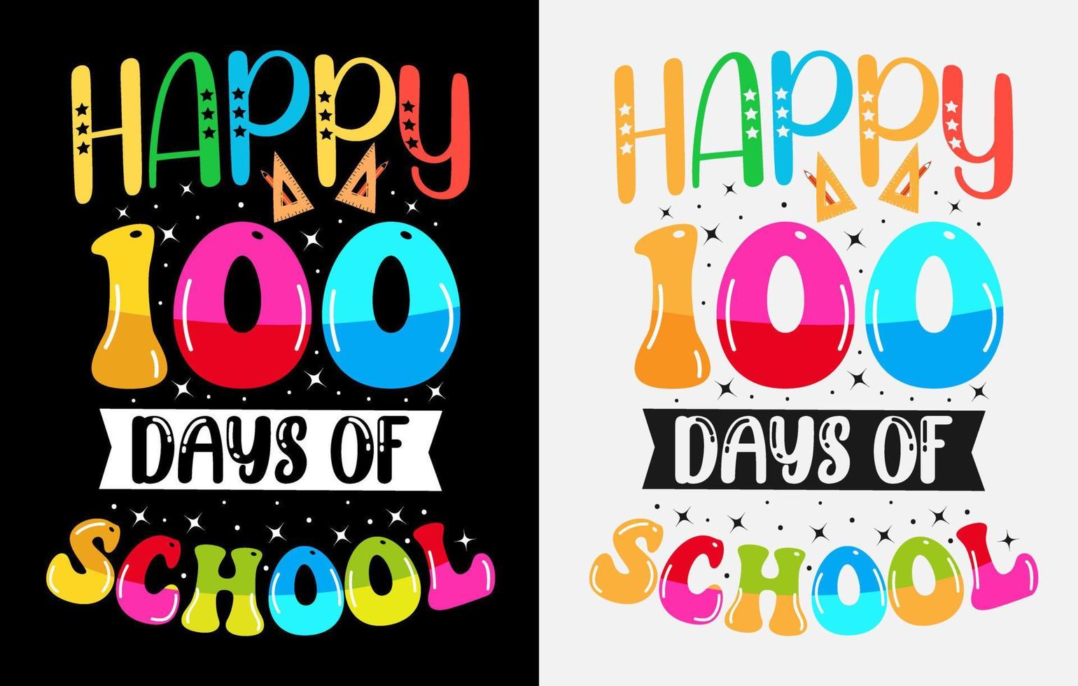 100th days of school, hundred days t shirt design, 100th days celebration t shirt vector