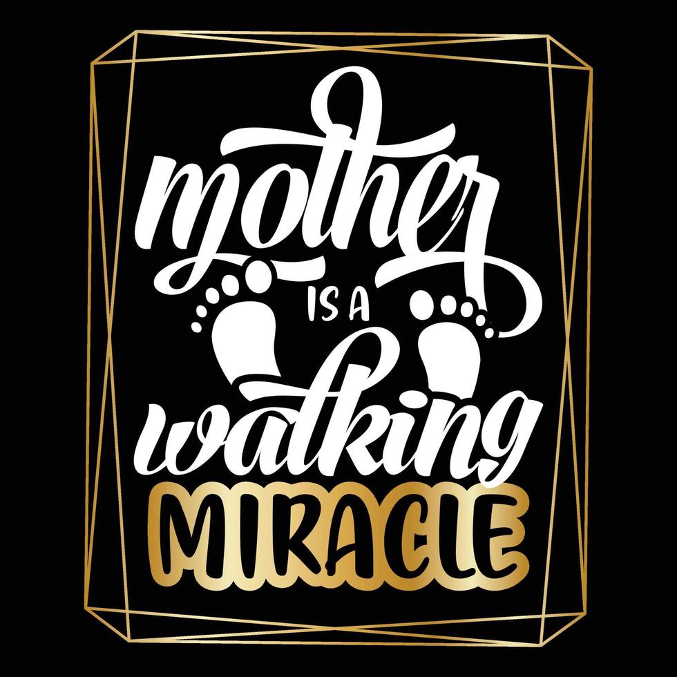 diseño de camisetas de mamá, elemento de tipografía de diseño gráfico de inspiración. Te encantarán estas camisetas. esta camiseta es un regalo perfecto para todas las madres solteras vector