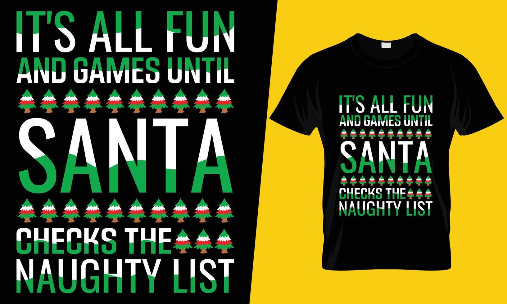 diseño de camiseta de navidad vector