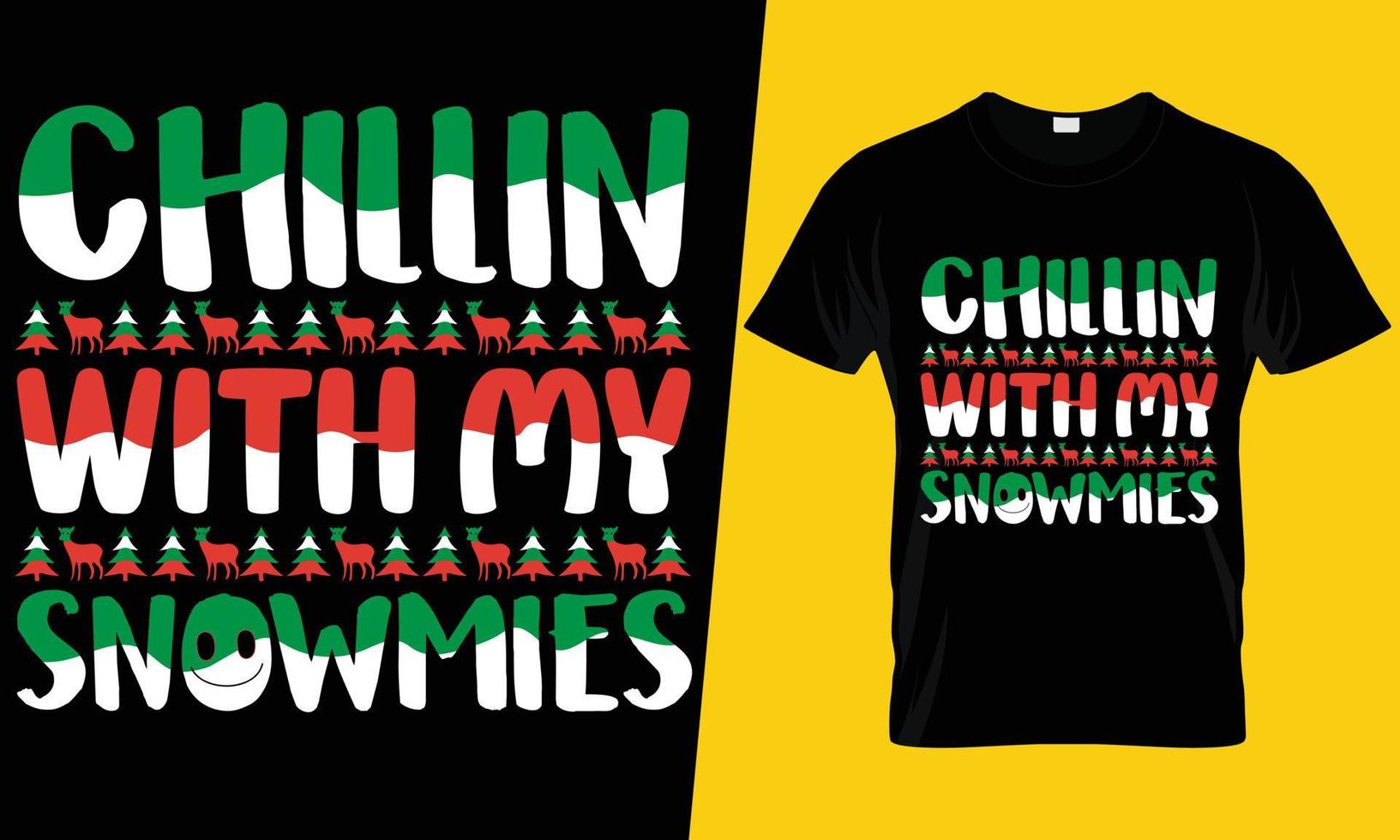 Christmas T-Shirt Design vector