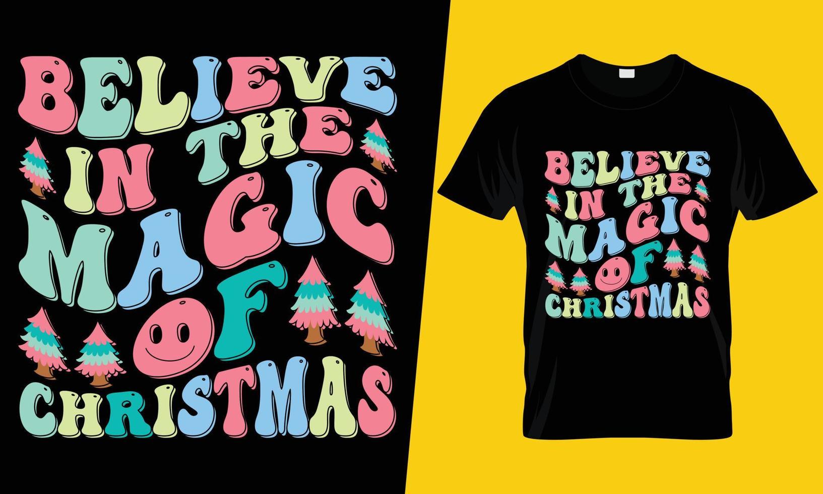 Christmas T-Shirt Design vector