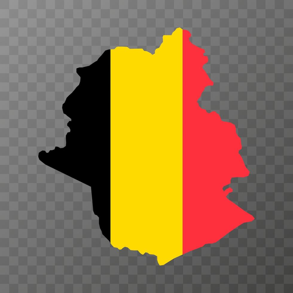 Brussels Province map, Provinces of Belgium. Vector illustration.