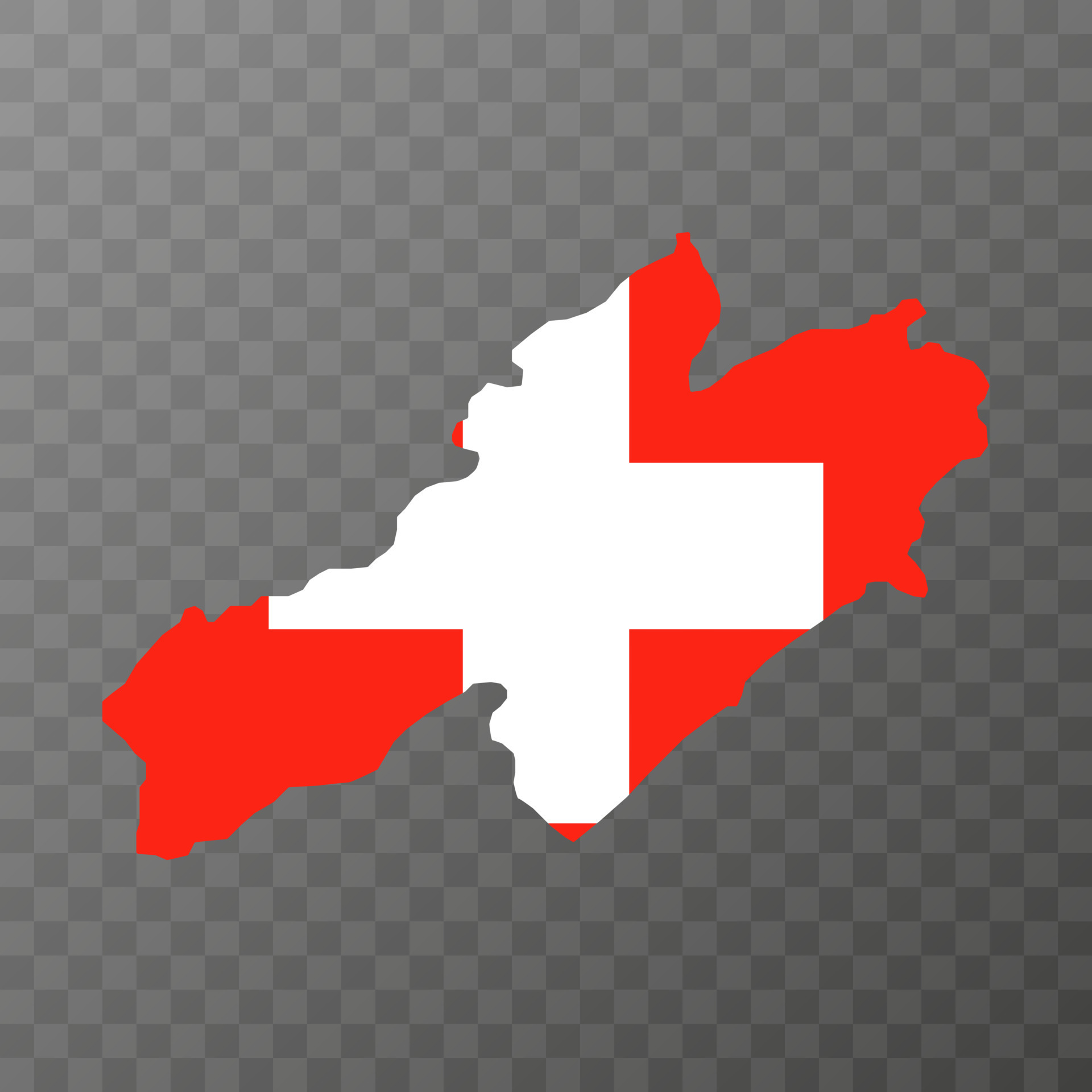 Neuchatel map, Cantons of Switzerland. Vector illustration. 14214808