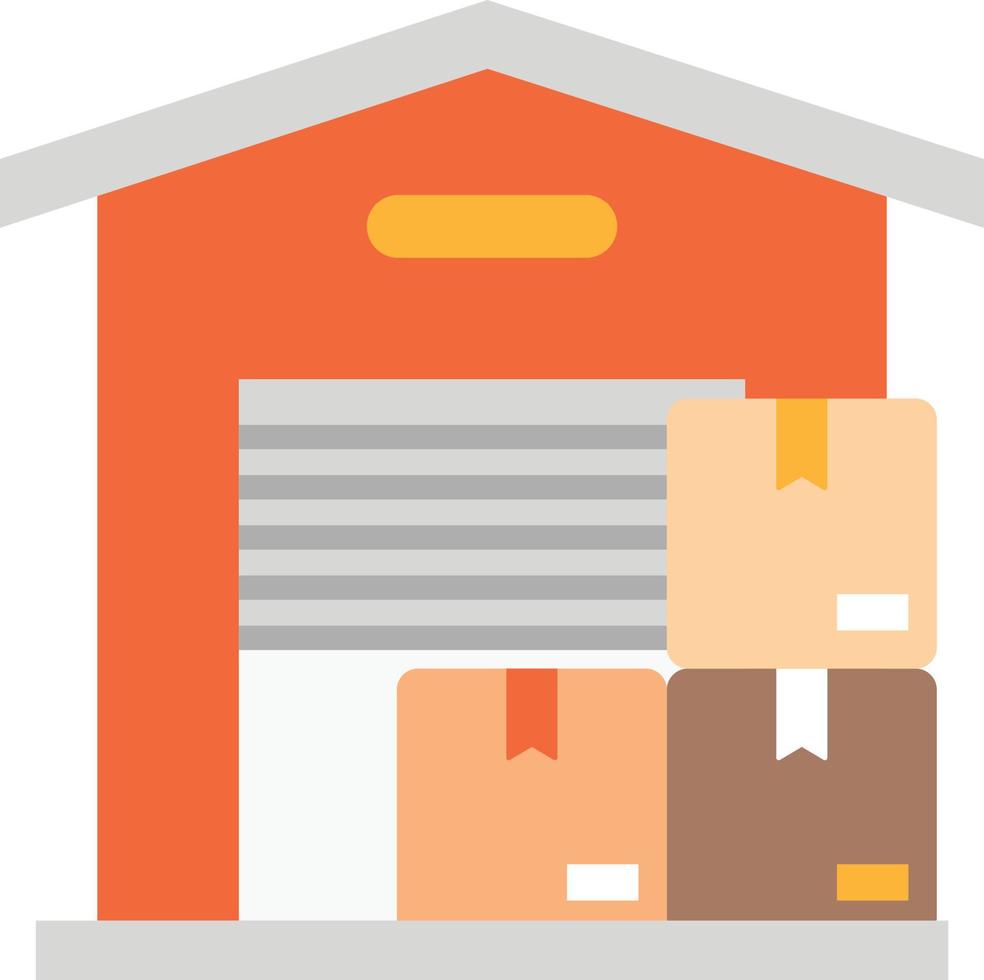 warehouse logistic shipping service delivery vector