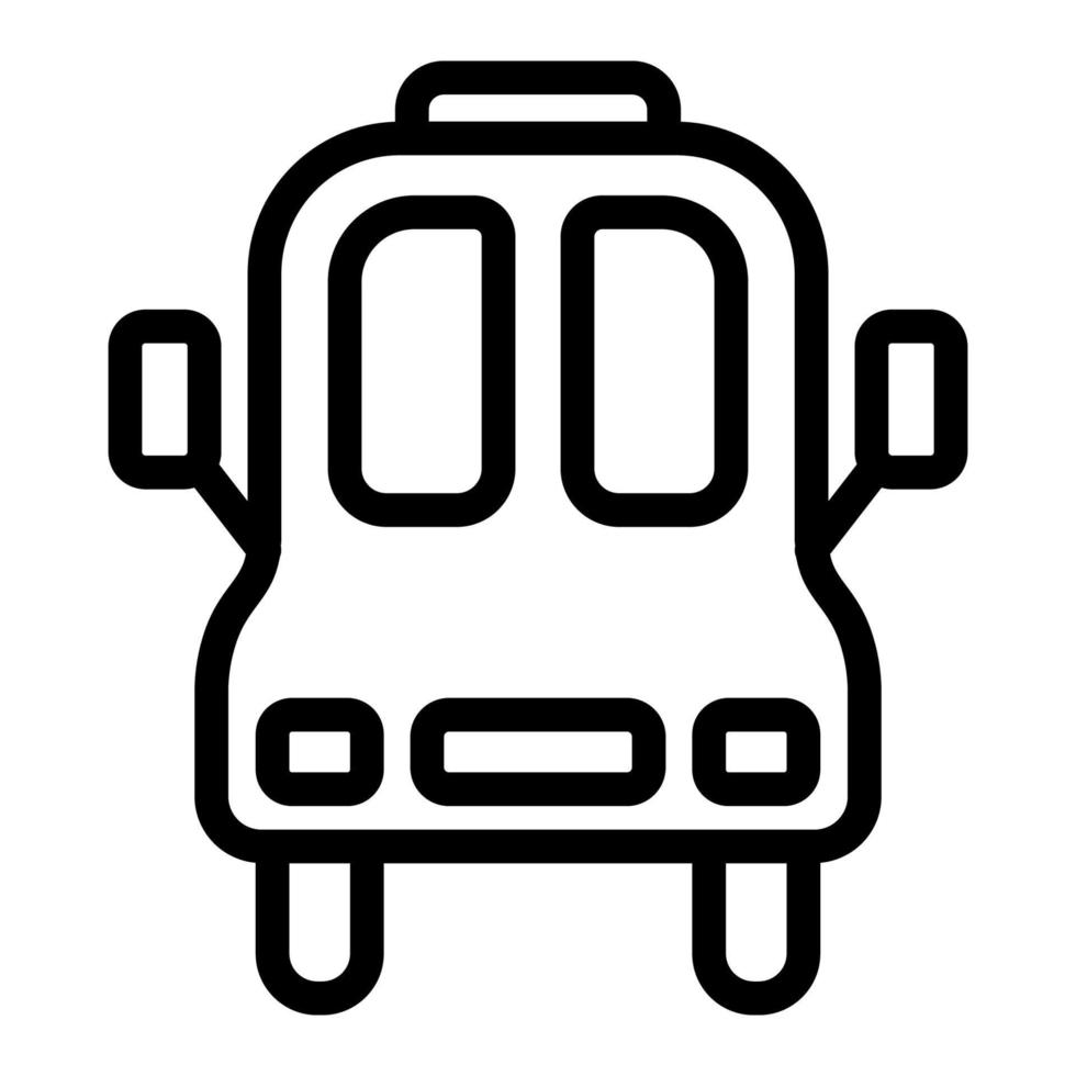 Bus ine icon on white background vector