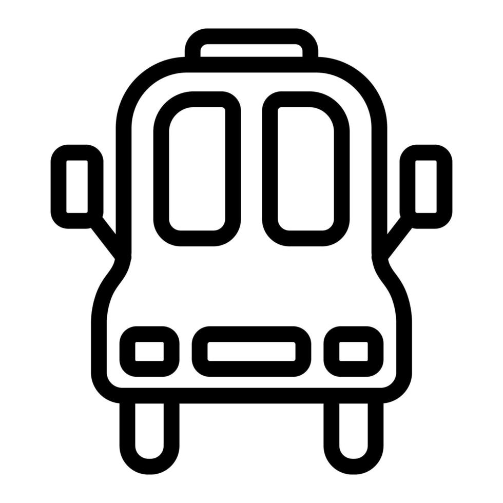 Bus ine icon on white background vector