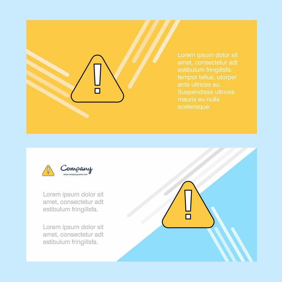 Caution abstract corporate business banner template horizontal advertising business banner vector