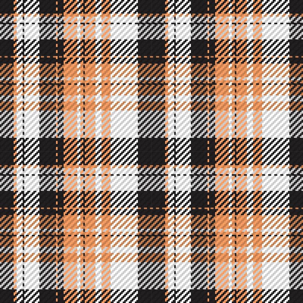 Seamless pattern of scottish tartan plaid. Repeatable background with check fabric texture. Vector backdrop striped textile print.