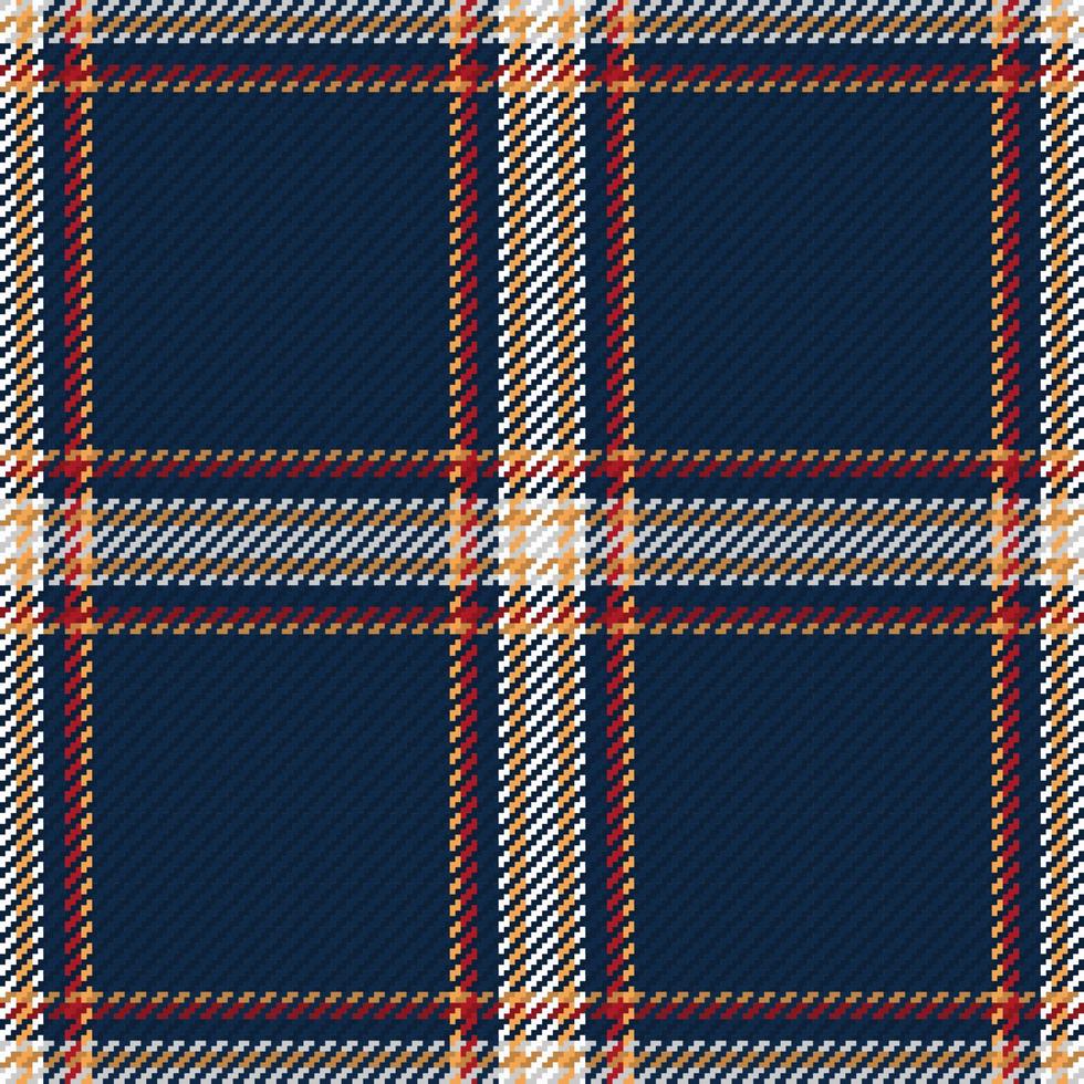 Seamless pattern of scottish tartan plaid. Repeatable background with check fabric texture. Vector backdrop striped textile print.