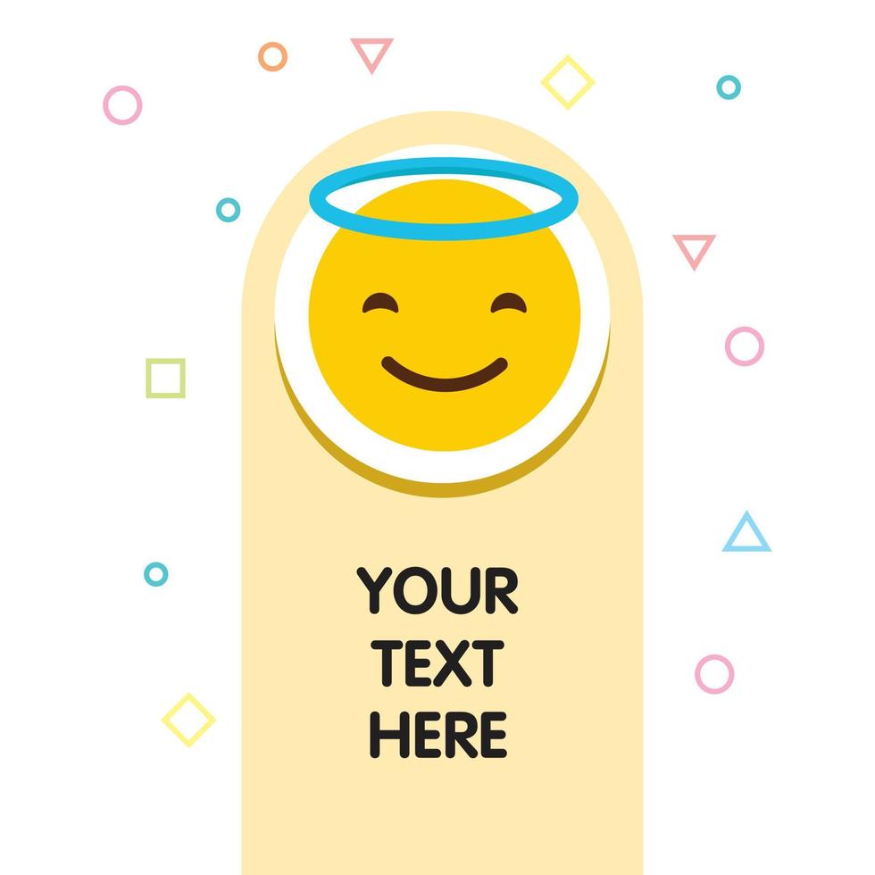 Emoji icon design vector