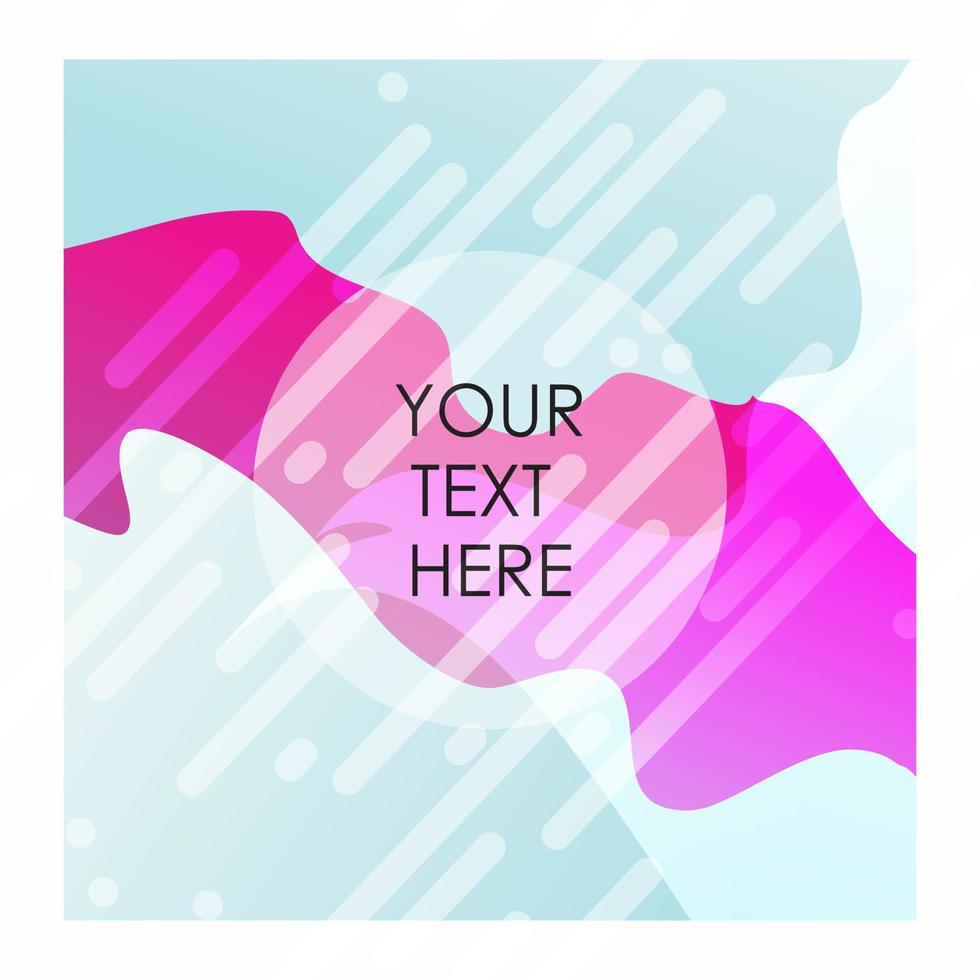 Colorful background with typography vector