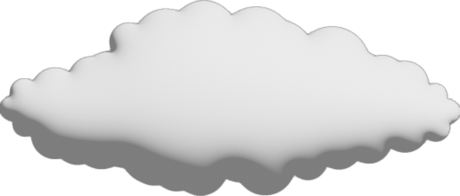 White cloud Crop-out Icon png