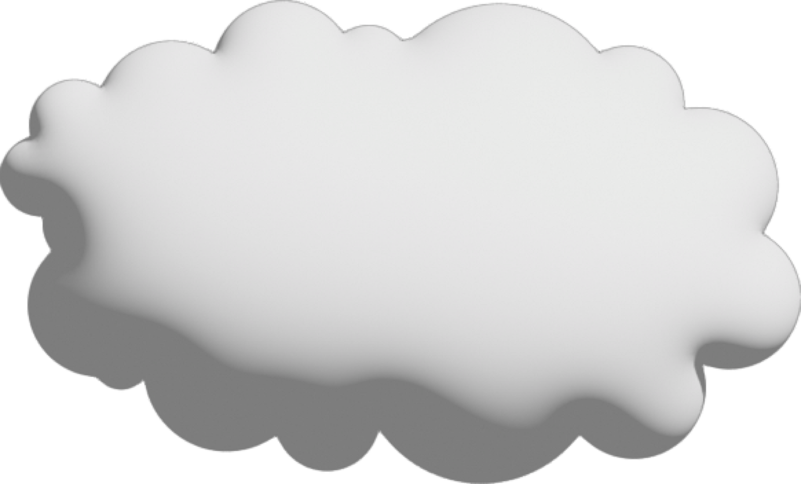 bianca nube ritagliare icona png