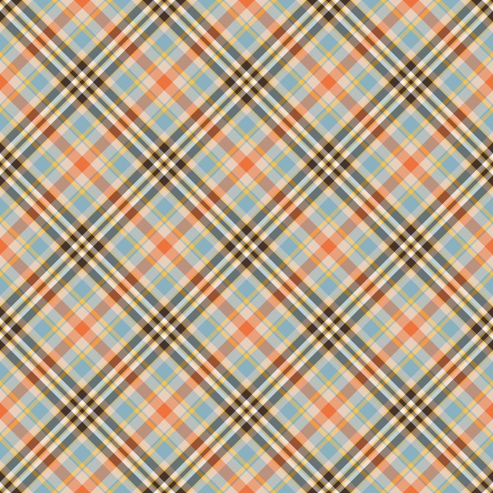 Plaid seamless pattern. Vector background of textile ornament. Flat fabric design.