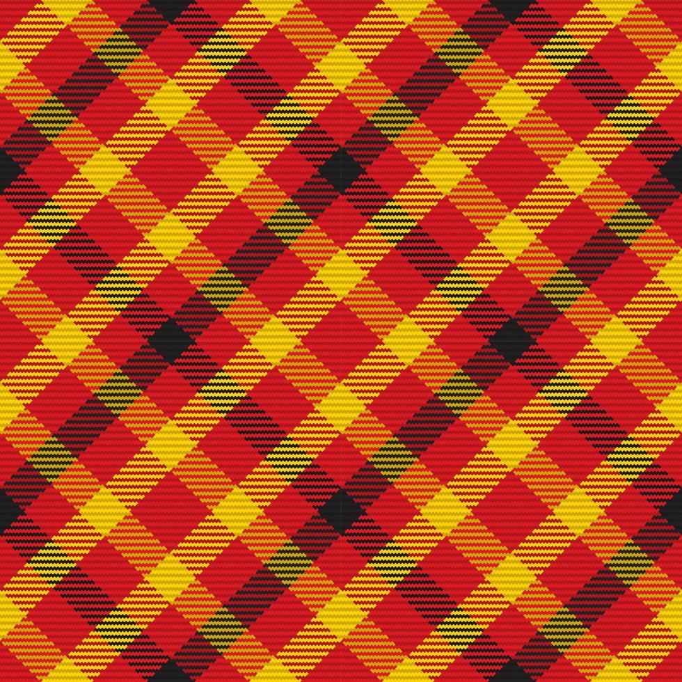 Seamless pattern of scottish tartan plaid. Repeatable background with check fabric texture. Vector backdrop striped textile print.