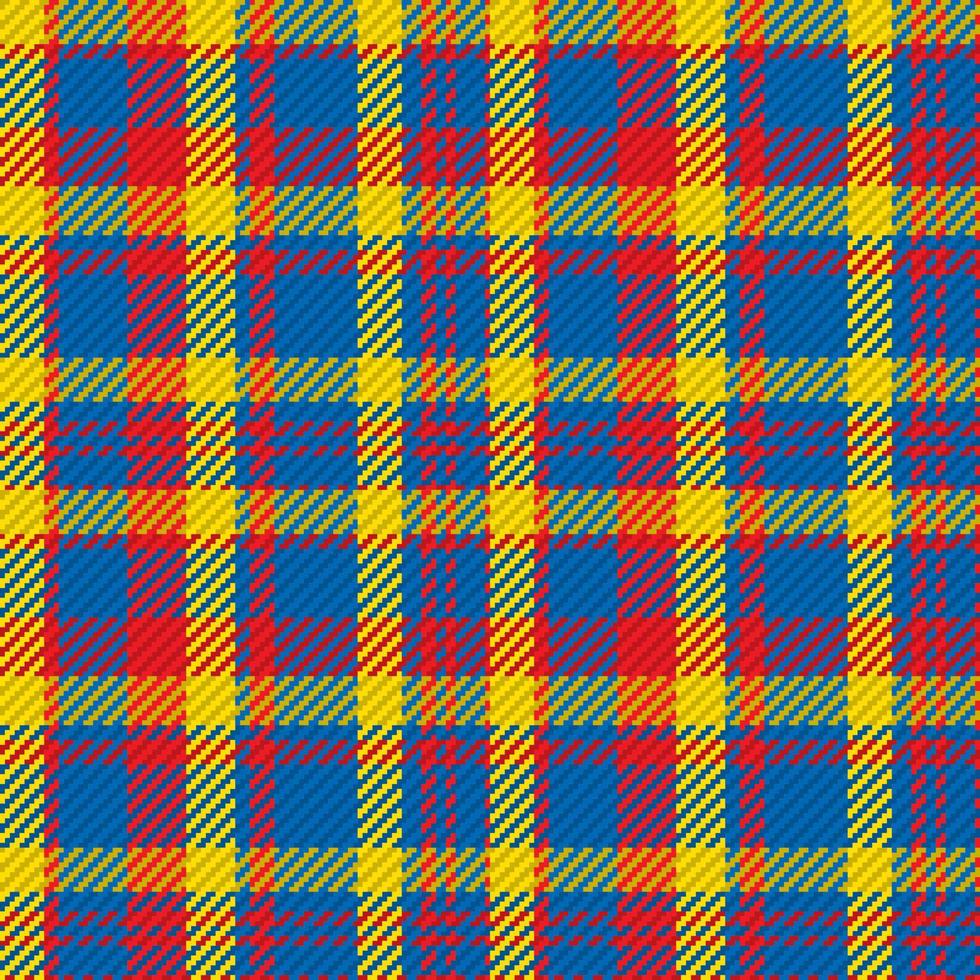 Seamless pattern of scottish tartan plaid. Repeatable background with check fabric texture. Vector backdrop striped textile print.