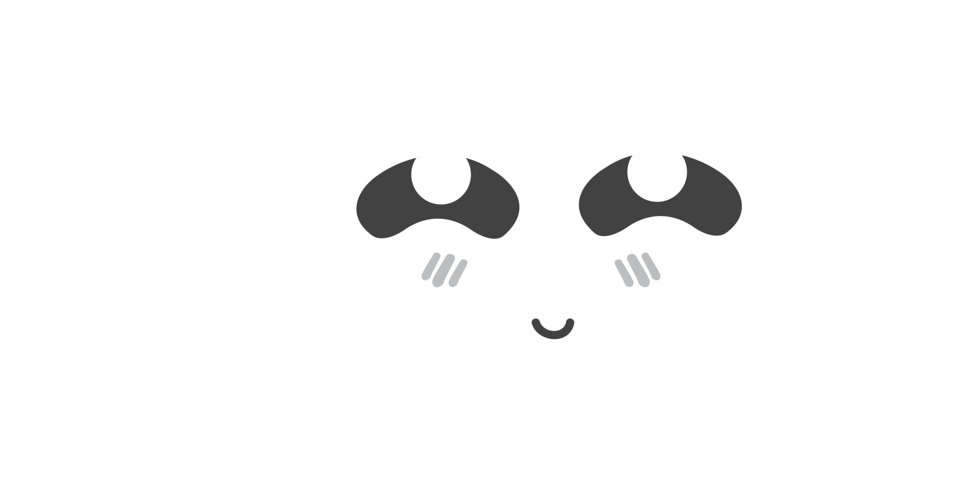 cute white cloud cartoon character crop-out png