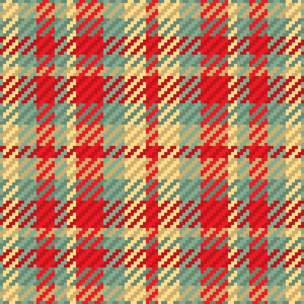 Seamless pattern of scottish tartan plaid. Repeatable background with check fabric texture. Vector backdrop striped textile print.