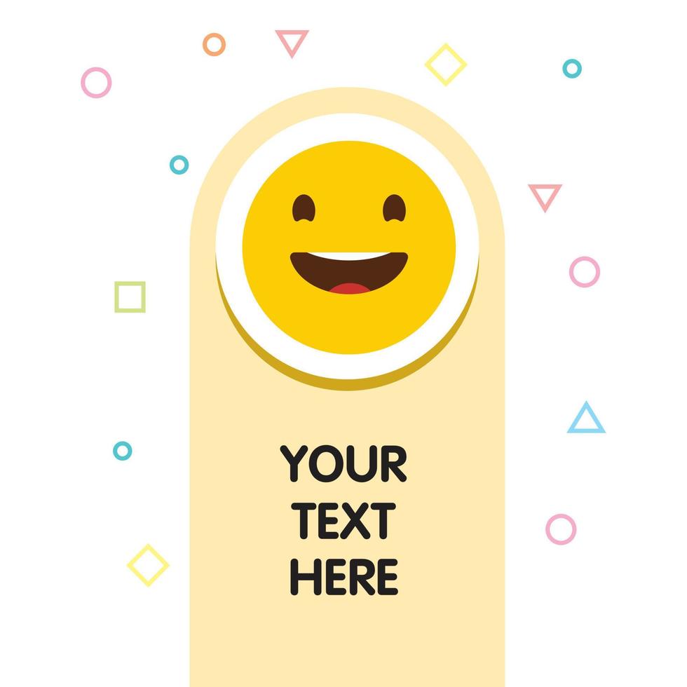 Emoji icon design vector