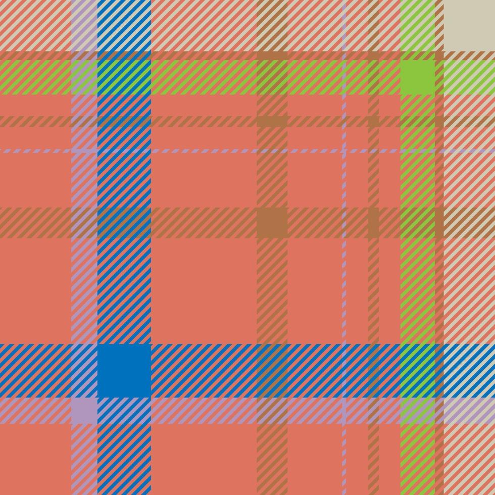 vector de patrón de cuadros sin costuras de tartán escocia. tela de fondo retro. textura geométrica cuadrada de color de verificación vintage.